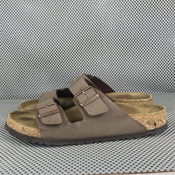 Birkenstock Arizona Sandals Adult 37 L11 M9 Brown Buckle Casual Made In Germany - Picture 2 of 16